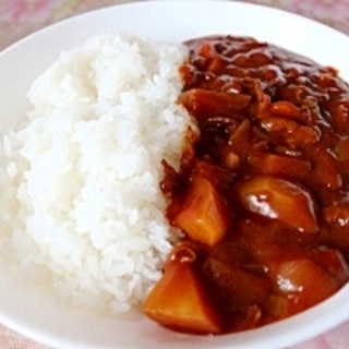 ラム肉とトマトのカレー